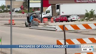 Progress of Puppy Dog Coulee project in Minot