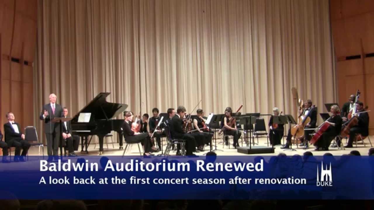 YouTube에서 Duke University's New Baldwin Auditorium: The First Concert Season 보기 YouTube에서 Duke University's New Baldwin Auditorium: The First Concert Season 보기