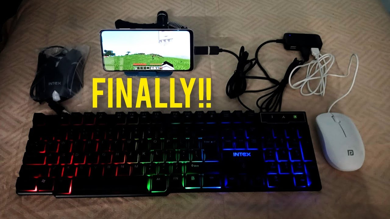 FINALLY - I Playing MINECRAFT With Keyboard And Mouse 🔥|| MCPE With Keyboard and Mouse || 