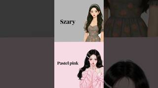 #Szary vs pastel pink ✨👇🌟🎀🌸