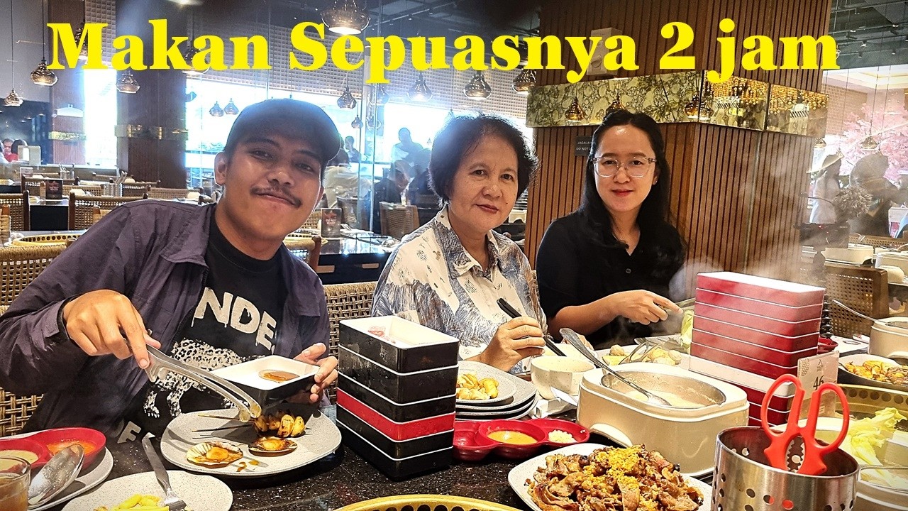 Makan sepuasnya di HACHI GRILL ALAM SUTERA Tangerang, all you can eat, siapa takut..?