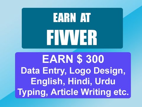 How To Earn Money Online with  FIVVER