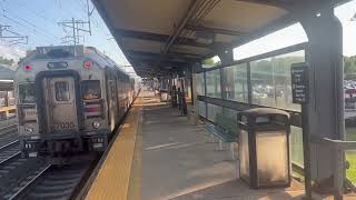 NJ Transit Northeast Corridor Semi Local Train #3867 Trenton departing Princeton Jct w/Multilevels
