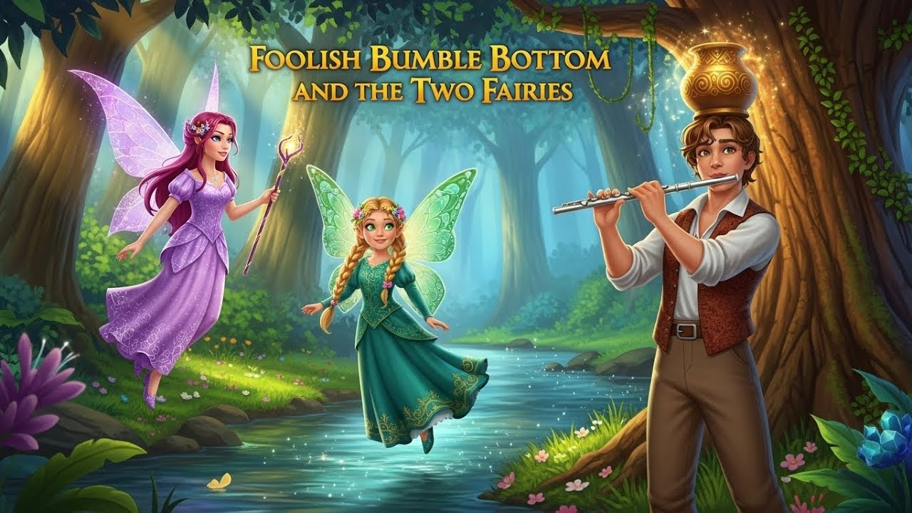 Глупый Бамбл Боттом и две феи | Английские сказки | Анимированные сказки | Сказки на ночь |
