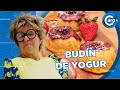 RECETA DE BUDÍN DE YOGUR DE FRUTILLA