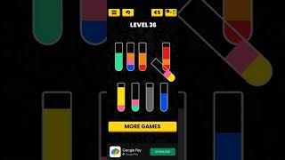 Water Sort Puz Level 31-40.....Finally Completed 😤😤😎