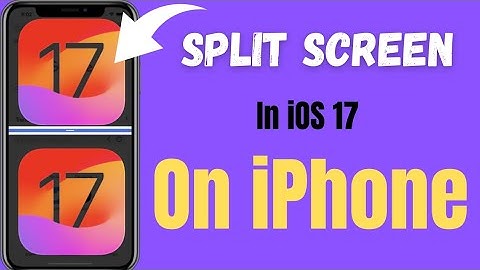 ios 17 split screen | iphone split screen ios 17 | how to split screen on iphone ios 17 | #ios17
