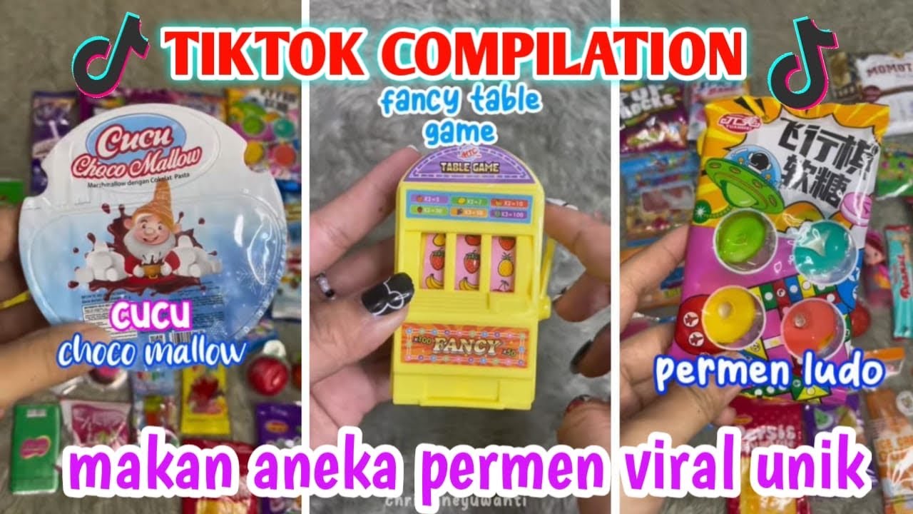 MAKAN PERMEN ANEH UNIK VIRAL TIKTOK | KOMPILASI VIDEO TIKTOK CHRISTINE YUWANTI
