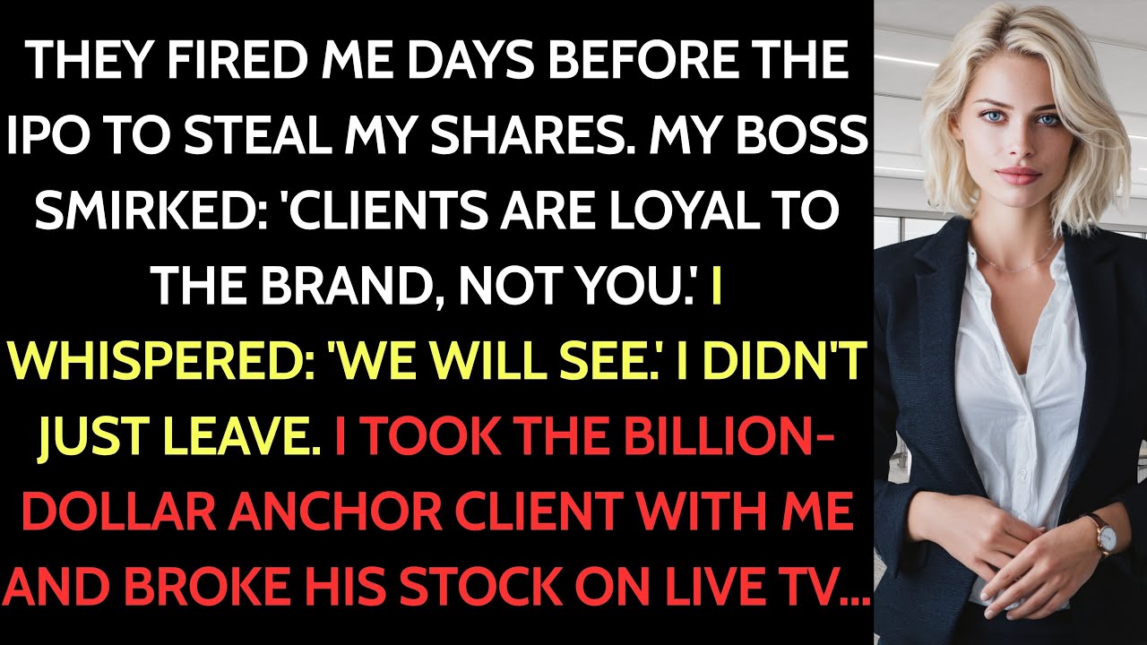 Fired Before IPO, I Engineered the Client's Defection ♟️