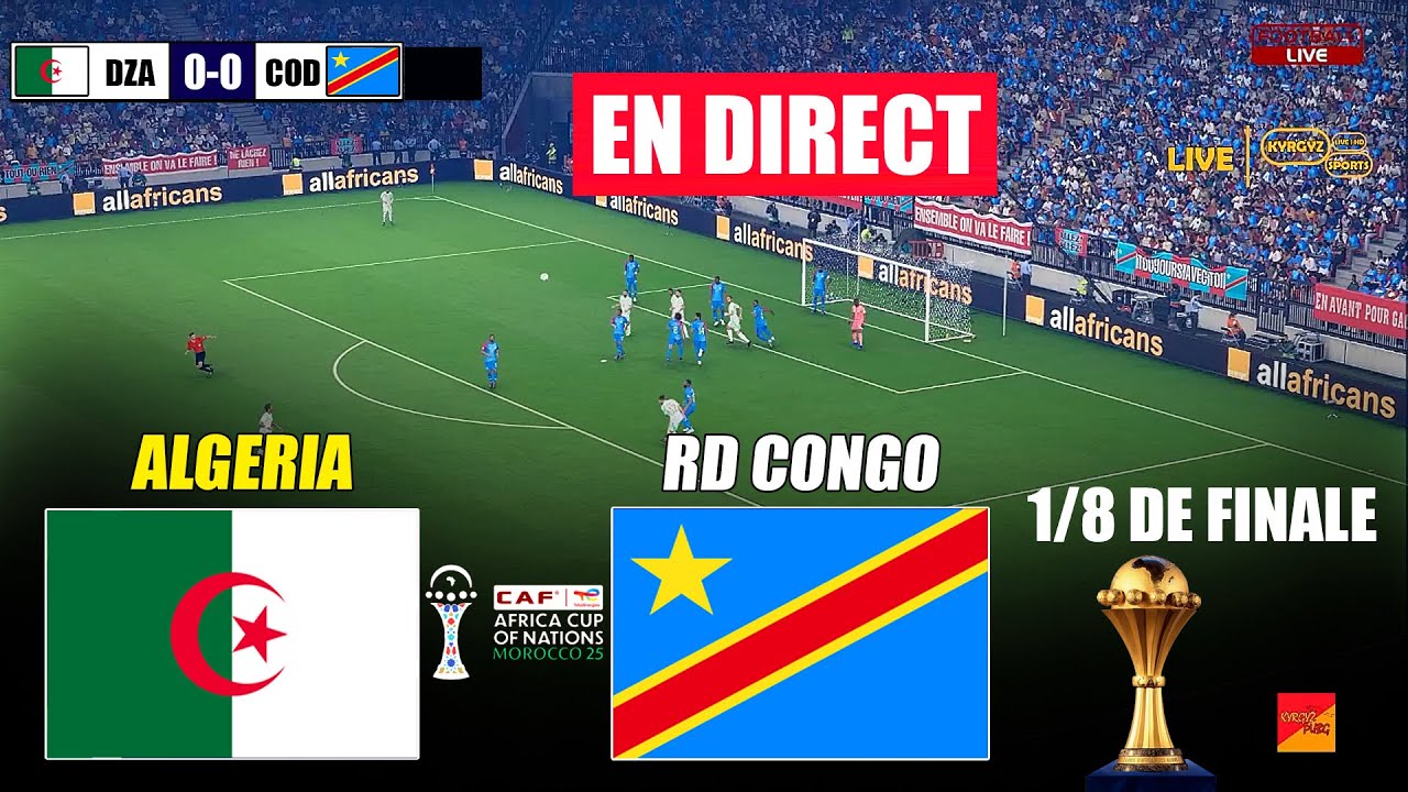 🔴EN DIRECT : ALGÉRIE vs RD CONGO - Coupe d'Afrique des Nations CAF 2025 | eFootball PES en direct