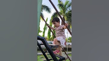 Cute Baby Enjoying In Slide 🥰 #viral #shorts #youtubeshorts