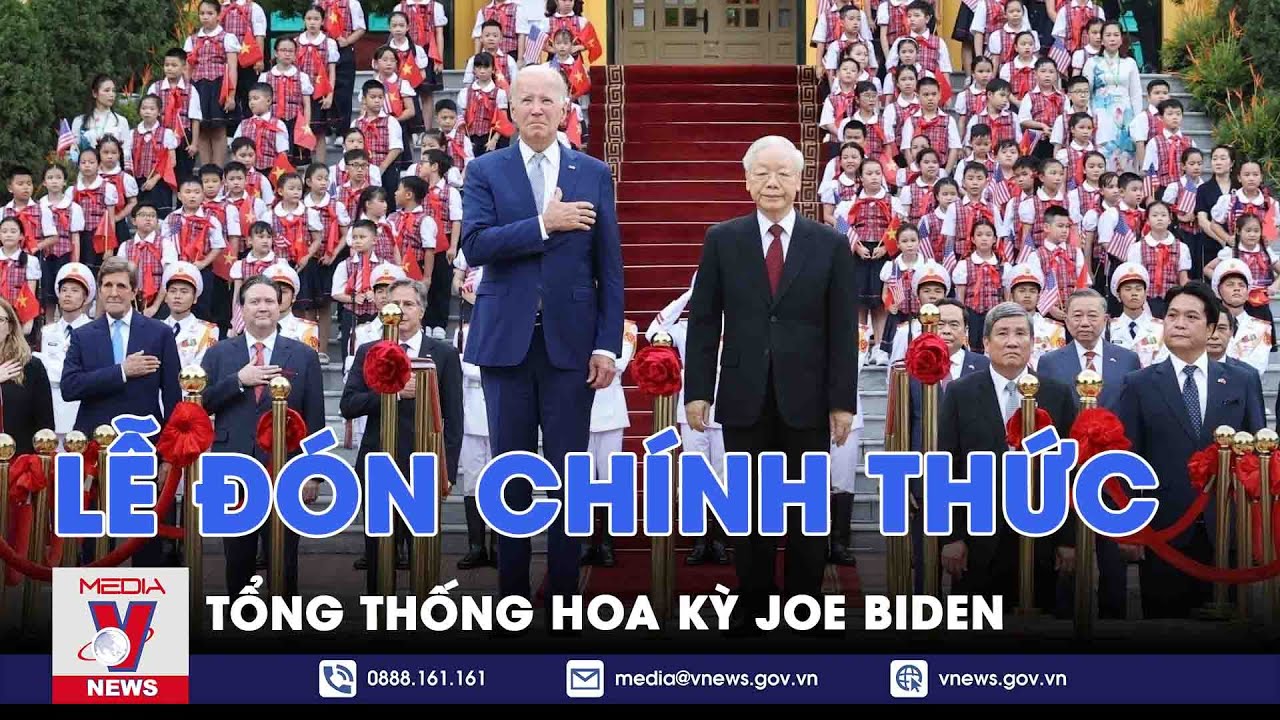 Lễ đón chính thức Tổng thống Hoa Kỳ Joe Biden - VNEWS