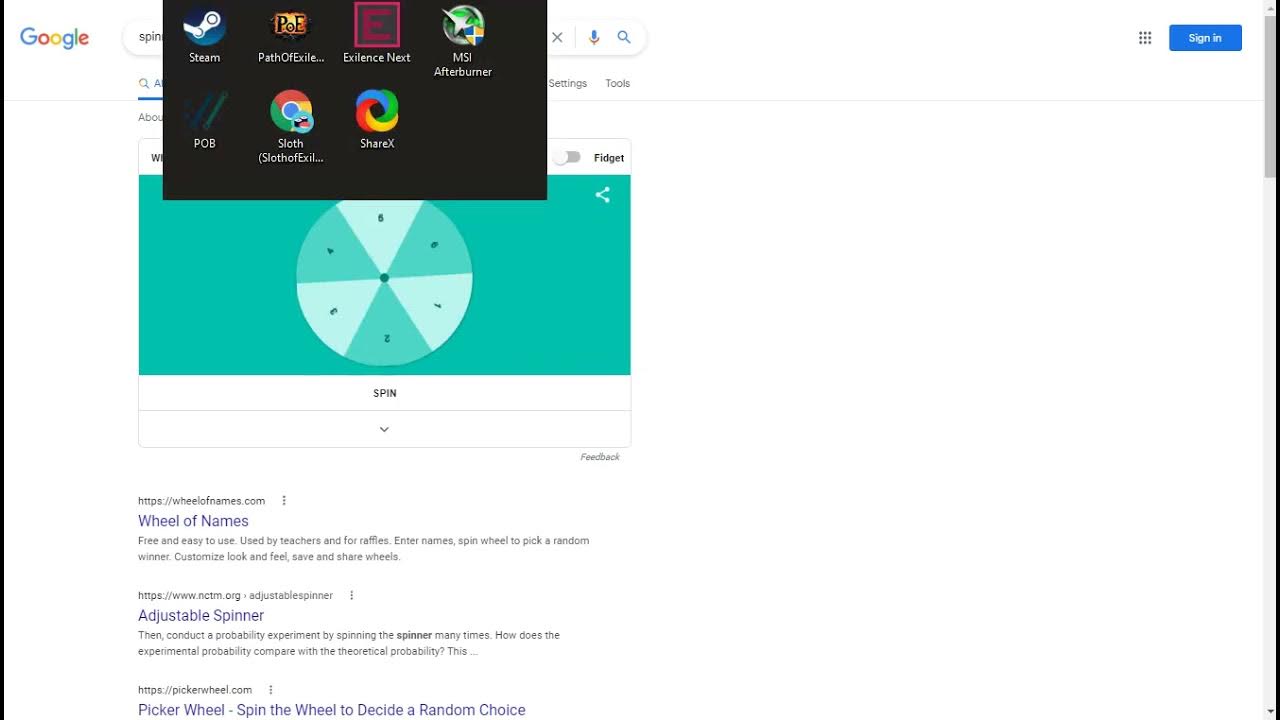 Google spinner Easter Egg returns interactive spinning wheel at