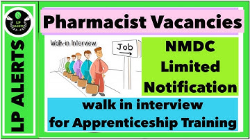 NMDC Limited Notification of walk in interview for Apprenticeship Training || Great Opportunity