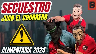 ⚠️ Secuestro a Juan el Churrero en Alimentaria 2024 con toda la banda de BBQ Clandestina