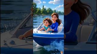 River Ride Adventure 🚤🚣⛵ How Do Boats Move? Kids Learning #shorts