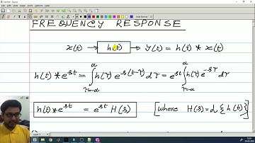 Signals and Systems: Lecture 23: Eigen functions and Transfer function of an LTI system