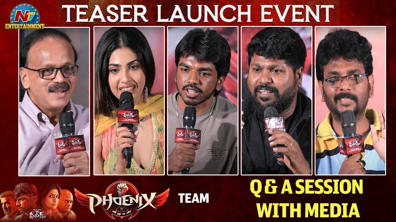 Q & A Session with Media | Phoenix Movie Teaser Launch Event | Surya Sethupathi | NTV ENT