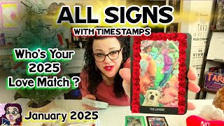 ✨ ALL SIGNS TAROT READING ✨ Who’s Your 2025 Love Match?  ♌♈♐♑♉♍♋♏♎♒♊