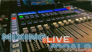 Famous HOW TO MIX A LIVE ROCK BAND PART 3 // Vocals on the Behringer Wing COMPACT Profile