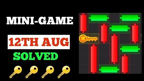 Hamster Kombat Mini-Game 12th August (Puzzle Solved)