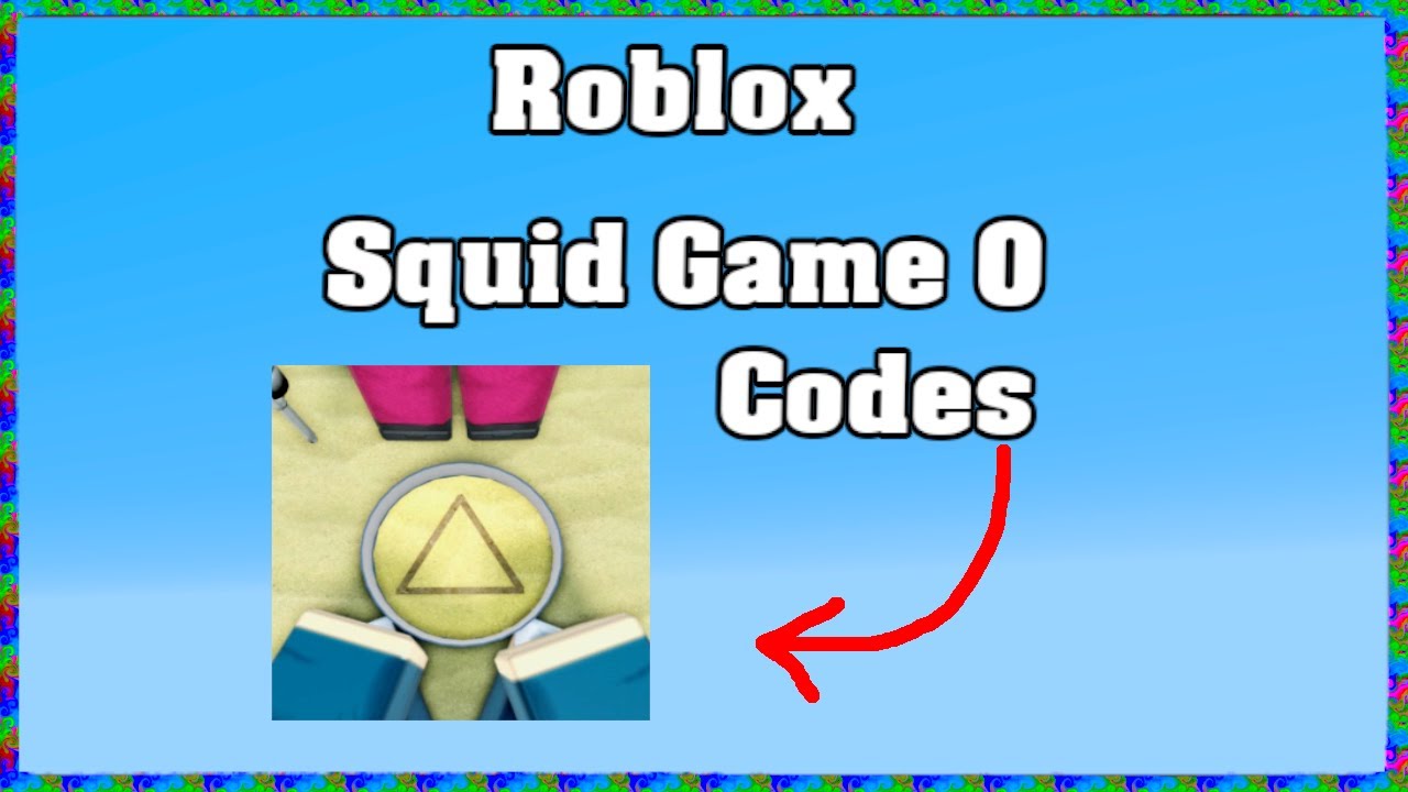 Roblox Squid Game O Codes ! 😱 YouTube
