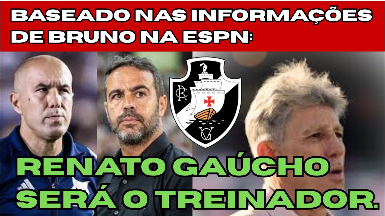 Nada de Leonardo Jardim ou Artur Jorge! Nosso treinador será o RENATO GAÚCHO.