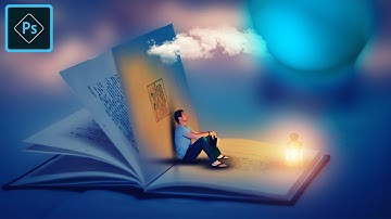 Creating HOLOGRAPHIC RAIN in Photoshop - NFT Speed Art  The Book Photoshop Manipulation Tutorial