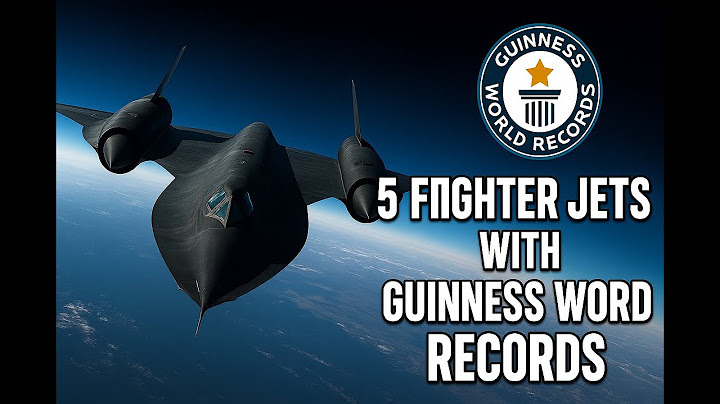 5 Fighter Jets with Guinness World Records