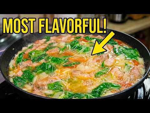 How to Cook the Most Flavorful Misua & Bok Choy Soup