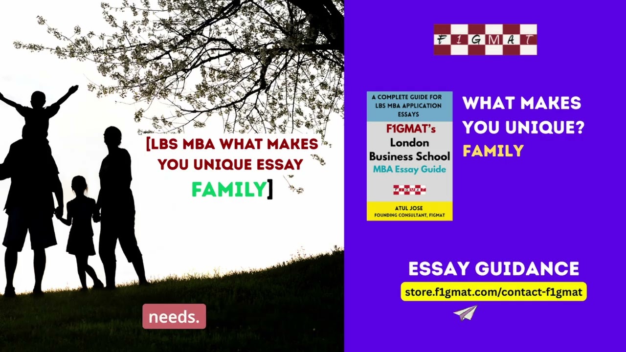 LBS MBA: What Makes you Unique Essay (Influence of Family)