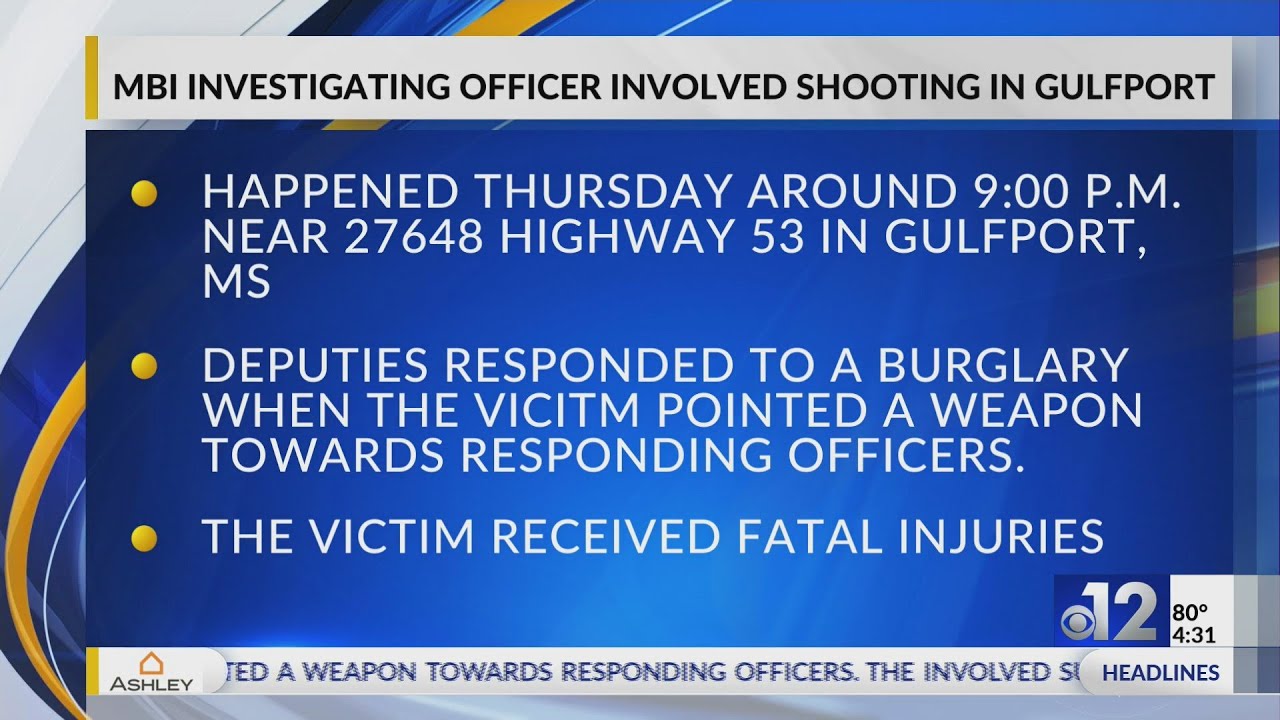 Suspect killed in Gulfport officer-involved shooting - YouTube