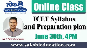 ICET Syllabus and Preparation Plan