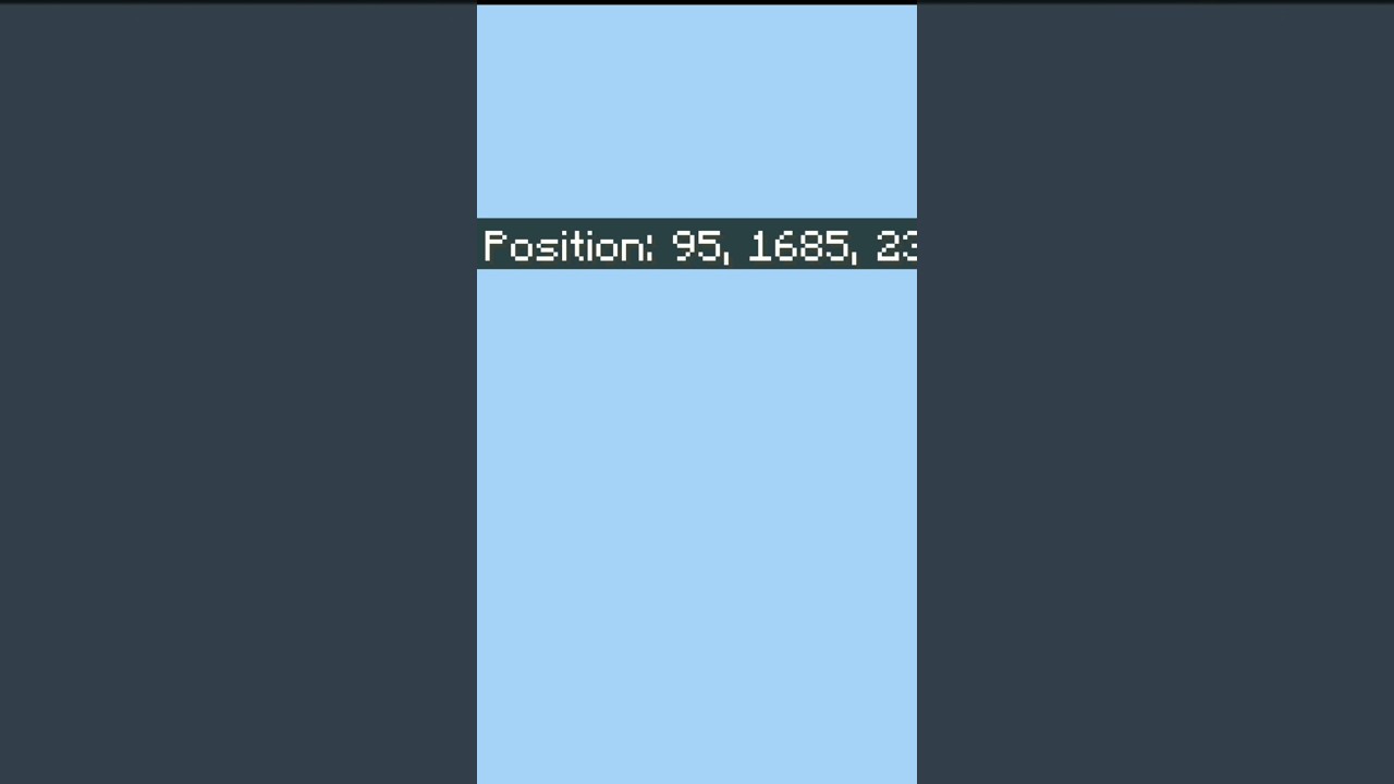 Unbelievable heights reached in Minecraft 🤯 #shorts