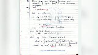Harmonic function examples