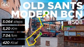 26 09 05 — #508 From Old Neighbourhood to Metropolis | Sants to Plaça Cerdà | 5.21 km at 7:34/km