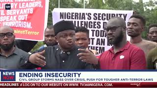 Civil group storms NASS over security crisis, push for tougher anti-terror laws