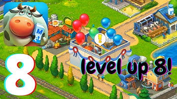 Township - Gameplay Walkthrough Part 8 - Level up 8 (Android, iOS)