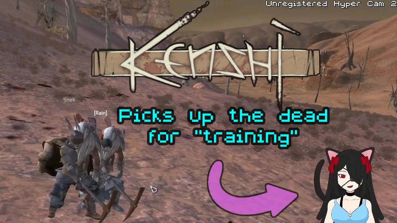 Unhinged catgirl learns the way of the warrior~ | Kenshi [2]