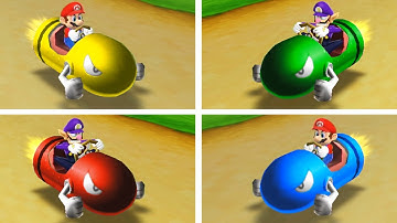 MARIO PARTY 9 – ALL CHARACTERS PLAYING SPEEDING BULLETS !!