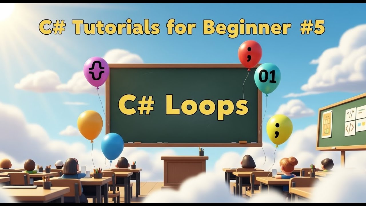 C# Tutorials for Beginners #5: C# Loops #coding #csharp - YouTube