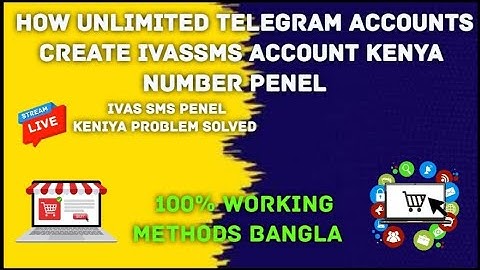 ivas sms penel number problems solved how to unlimited telegram accounts create ivassms 