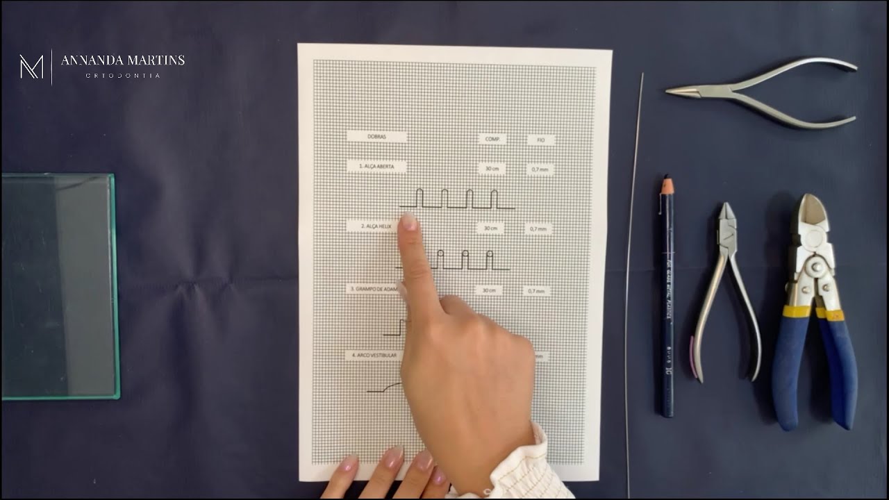 Exercícios de Dobras Ortodônticas 2 - Graduação em Odontologia - Disciplina de Ortodontia