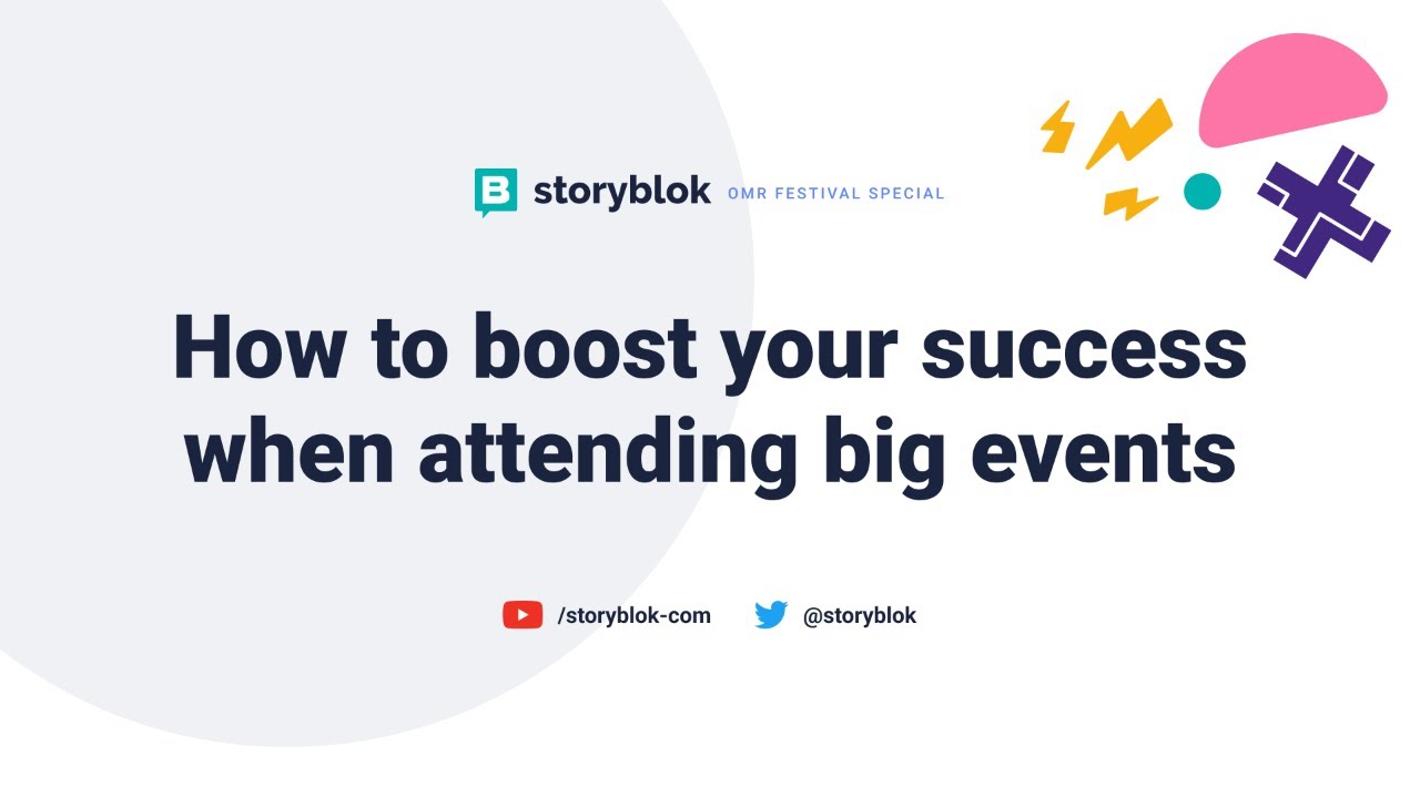 How to boost your success when attending big events YouTube