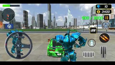 Bus Robot Car Transform War –Police Robot games!PK GAMER