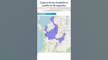 Cargando GeoJSON en Leaflet ¡RÁPIDO!