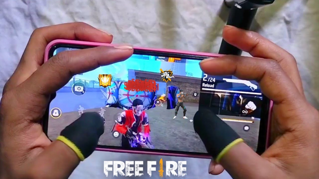 Настройки для 3 пальцев | Пользовательский HUD для 3 пальцев | Быстрый геймплей Gloowall в Free F...