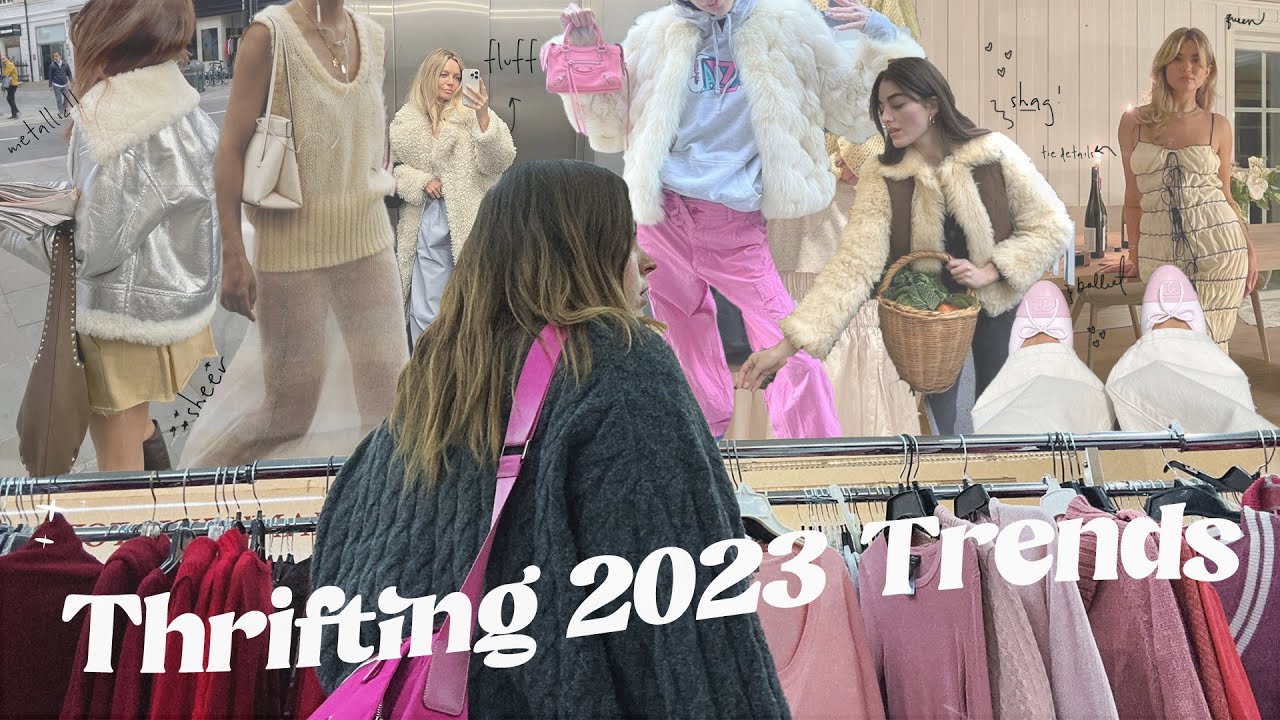 thrift with me for 2023 trends !!!! and a haul full of all things cute (of course) !!!!