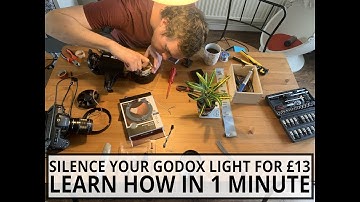 Silence Your Noisy Godox SL60W - See how in 1 minute