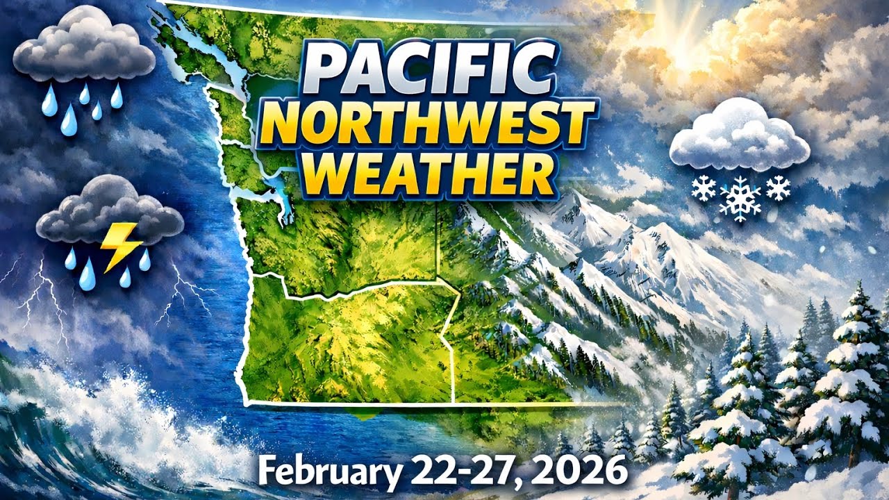 Feb 22-27, 2026 Weather Forecast for PNW | Inland NW | ID & MT: Busy first part of week